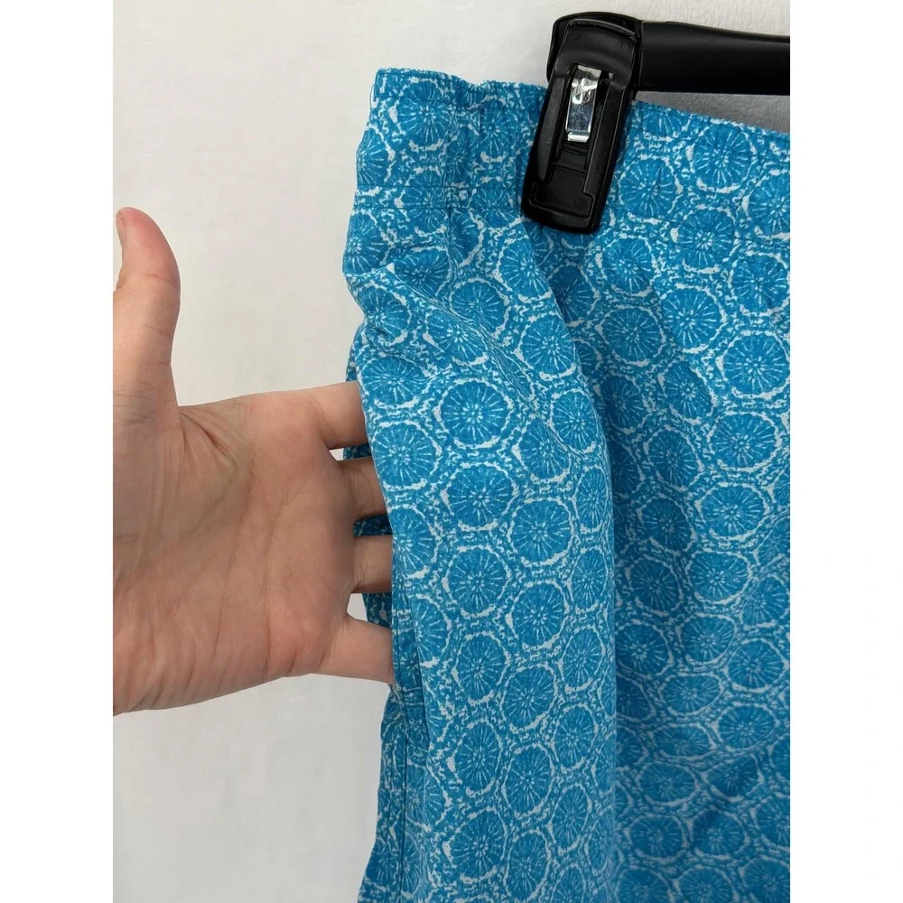 J McLaughlin Swim Trunks Mens XL Blue‎ Geometric Mesh Lined Beach Board Shorts